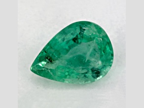 Zambian Emerald 7.95x5.92mm Pear Shape 0.93ct