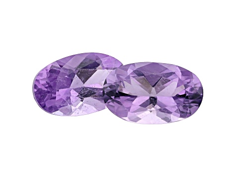 Amethyst 5x3mm Oval Matched Pair 0.40ctw