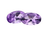 Amethyst 5x3mm Oval Matched Pair 0.40ctw