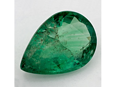 Zambian Emerald 10.61x7.42mm Pear Shape 1.91ct