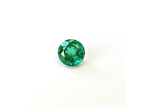 Zambian Emerald 8mm Round 1.87ct