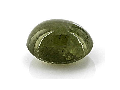 Apatite Cat's Eye 6.4x4.9mm Oval Cabochon 1.04ct