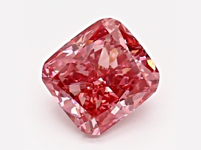 1.10ct Vivid Pink Cushion Lab-Grown Diamond VS2 Clarity IGI Certified