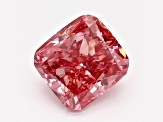 1.10ct Vivid Pink Cushion Lab-Grown Diamond VS2 Clarity IGI Certified