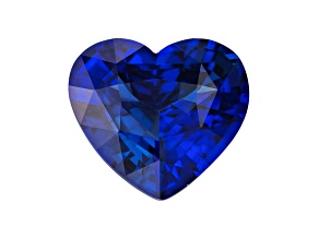 Sapphire Loose Gemstone 7.4x6.7mm Heart Shape 1.34ct