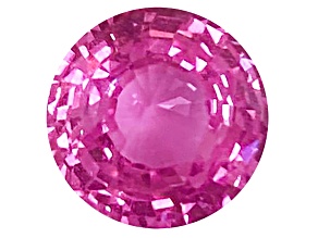 Pink Sapphire Unheated 7.9mm Round 2.55ct