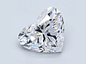 1.51ct Natural White Diamond Heart Shape, D Color, SI1 Clarity, GIA Certified