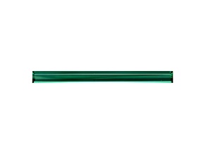 Bluish Green Tourmaline 38x3.4mm Emerald Cut 3.97ct