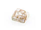 White Horse Agate 9.7x9.3mm Rectangle Cabochon 4.72ct