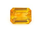Yellow Sapphire 10.6x8mm Emerald Cut 4.06ct