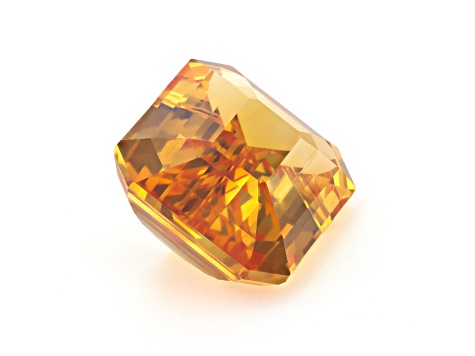 Yellow Sapphire 10.6x8mm Emerald Cut 4.06ct