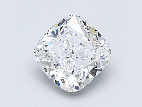 1.5ct White Square Cushion Mined Diamond D Color, SI1, GIA Certified