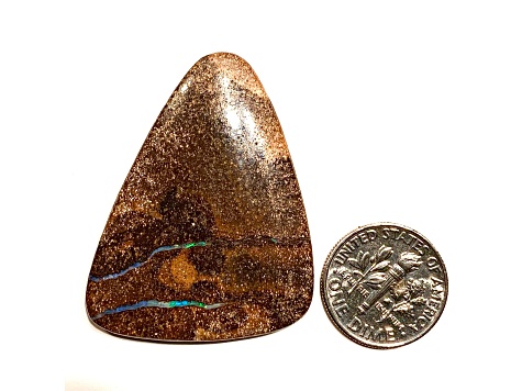 Boulder Opal 41x31mm Free-Form Cabochon 45.00ct