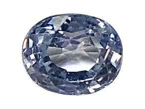 Near-Colorless Sapphire 5.7x5.02mm Oval 1.02ct
