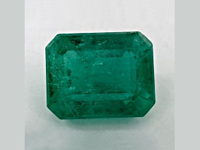 Zambian Emerald 9.28x7.3mm Emerald Cut 3.12ct