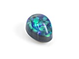 Australian Black Opal 7.5x5.5mm Pear Shape Cabochon 1.03ct