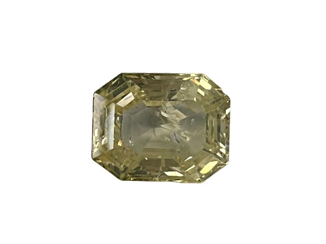 Yellow Sapphire Unheated 13.4x10.6mm Emerald Cut 9.83ct