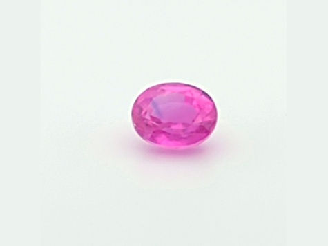Pink Sapphire 6.33x5.27mm Oval 1.23ct