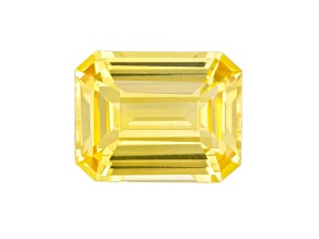 Yellow Sapphire 7.5x5.5mm Emerald Cut 1.52ct