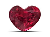 Ruby 6.0x4.9mm Heart Shape 0.97ct