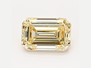 1.12ct Yellow Emerald Cut Lab-Grown Diamond VS1 Clarity IGI Certified
