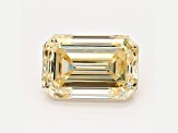 1.12ct Yellow Emerald Cut Lab-Grown Diamond VS1 Clarity IGI Certified