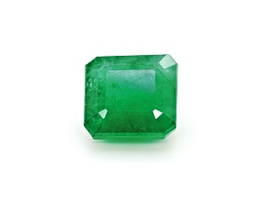 Brazilian Emerald 9.8x9.1mm Emerald Cut 4.75ct