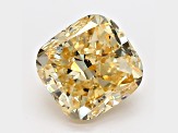 2.11ct Intense Yellow Cushion Lab-Grown Diamond VS2 Clarity IGI Certified