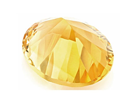Citrine 12x10mm Oval Concave Cut 3.91ct