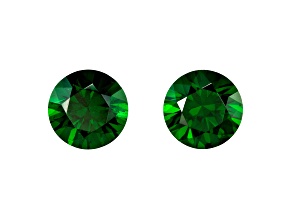 Tsavorite 6.2mm Round Matched Pair 1.97ctw