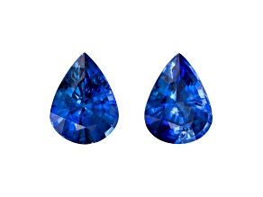 Sapphire 9x6.9mm Pear Shape Matched Pair 3.62ctw