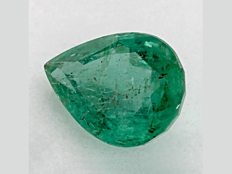 Zambian Emerald 8.15x5.98mm Pear Shape 1.12ct