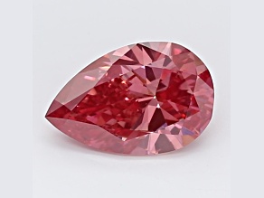 1.49ct Deep Pink Pear Shape Lab-Grown Diamond VS1 Clarity IGI Certified