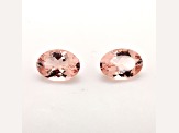 Morganite 14x10mm Oval Matched Pair 9.83ctw