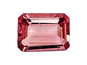 Pink Tourmaline 8x6mm Emerald Cut 1.23ct