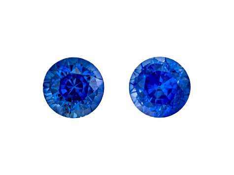 Sapphire 4.5mm Round Matched Pair 1.16ctw