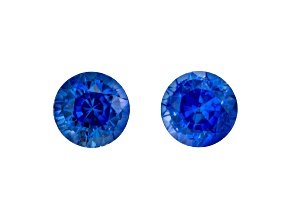 Sapphire 4.5mm Round Matched Pair 1.16ctw