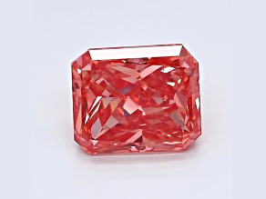 1.44ct Vivid Pink Radiant Cut Lab-Grown Diamond VS2 Clarity IGI Certified
