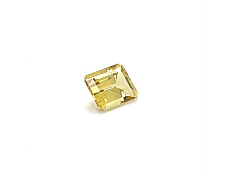 Canary Apatite 10x8mm Emerald Cut 3.26ct