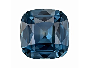 Blue-Green Sapphire Loose Gemstone Unheated 7.45x7.32mm Cushion 2.55ct