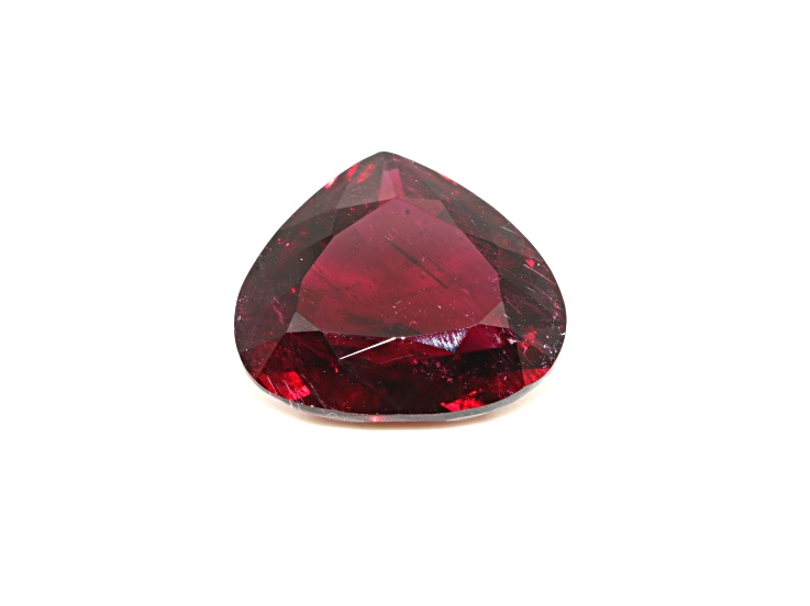 Natural Rubellite Pear Shape 16 X 17 X 8.8 mm, 14.62 CTS