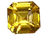 Yellow Sapphire Loose Gemstone 7.1x7mm Emerald Cut 2.17ct