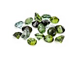 Green Tourmaline 4-4.5mm Round Set of 18 4.50ctw