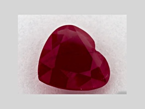 Ruby 6.03x5.72mm Heart Shape 0.72ct