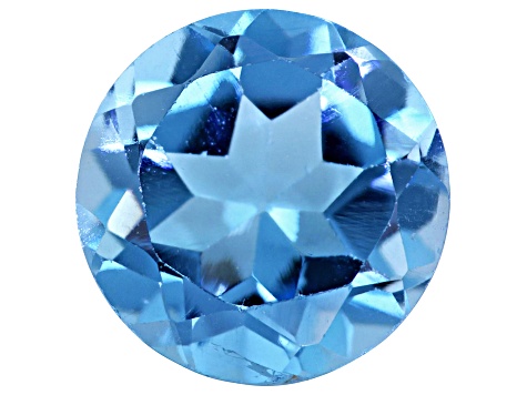 Swiss Blue Topaz Calibrated Round Set of 5 5.00ctw