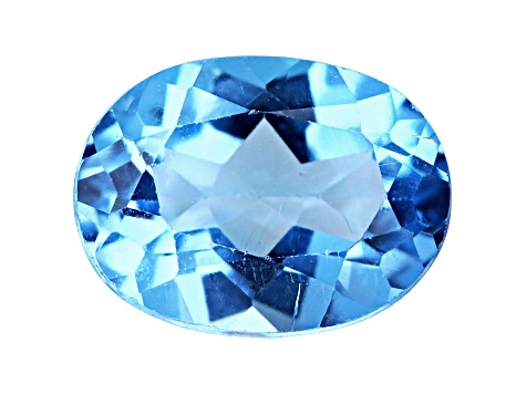Swiss Blue Topaz Calibrated Oval Set of 5 7.00ctw