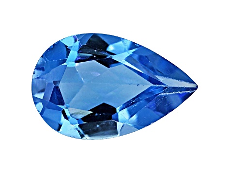 Swiss Blue Topaz Calibrated Pear Shape Set of 5 5.00ctw