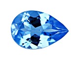 Swiss Blue Topaz Calibrated Pear Shape Set of 5 5.00ctw