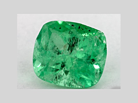 Emerald 13.36x12.16mm Cushion 7.71ct