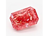 1.02ct Vivid Pink Radiant Cut Lab-Grown Diamond VVS2 Clarity IGI Certified